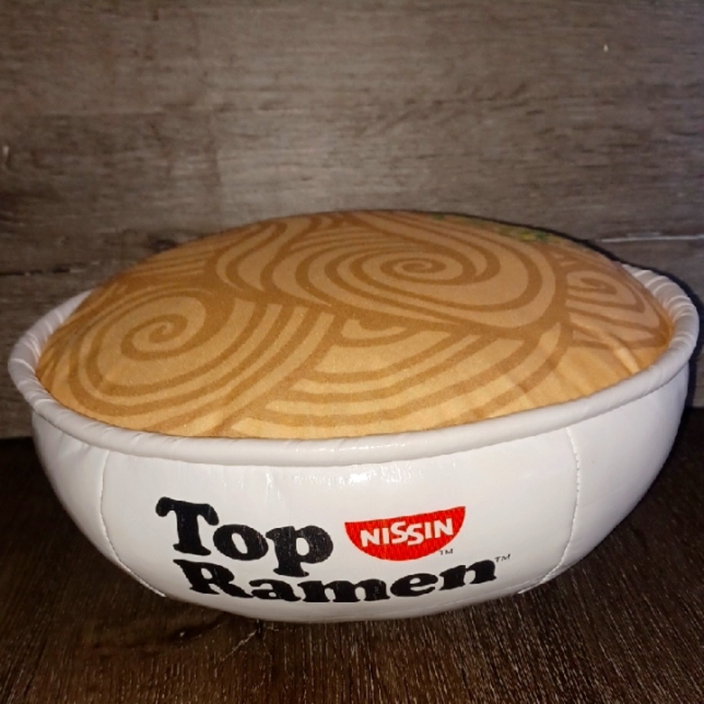 Nissin Top Ramen x Gudetama Interactive Bowl 12" Plush Toy Kidrobot